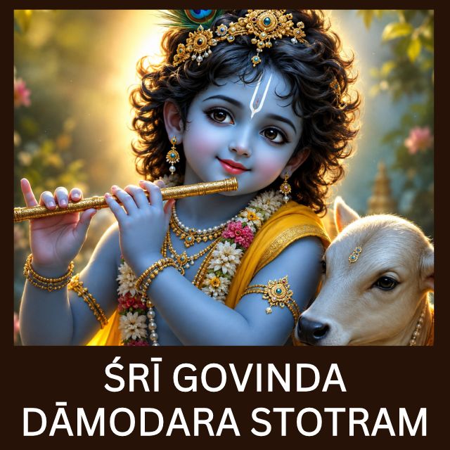 Śrī Govinda Dāmodara Mādhaveti Stotram