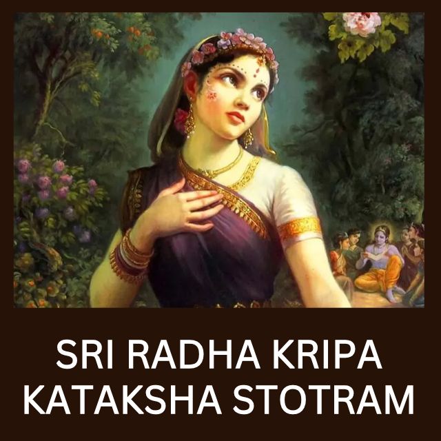 Sri Radha Kripa Kataksha Stotra Recitation